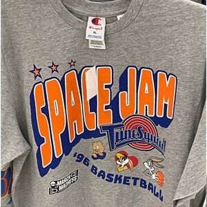 New Champion brand Space Jam 30th Anniversary t-shirt Size M, XL